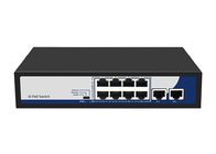 8-portowy przełącznik Ethernet PoE 10/100Mb/s obsługuje PoE Watchdog VLAN z 2 portami uplink