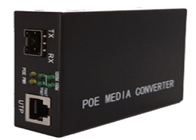 Konwerter mediów 10/100/1000 Mb/s POE 1 port Ethernet POE i 1 port SFP